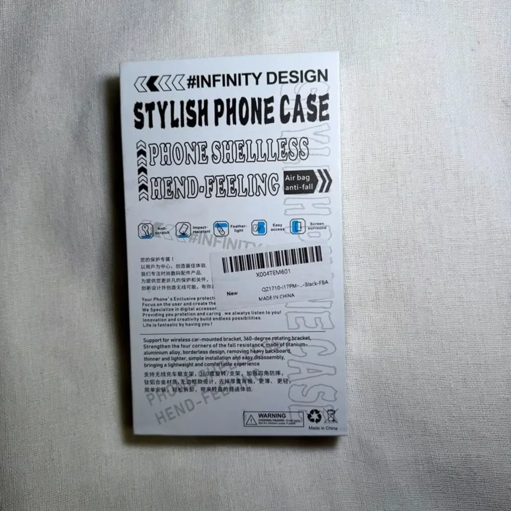 iPhone 17 Pro Max MagSafe Metal Case Kickstand Black